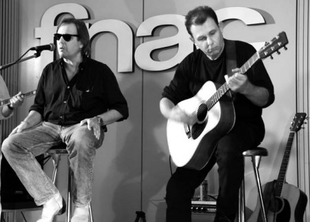 Max and LUCIO BARDI  showcase at FNAC